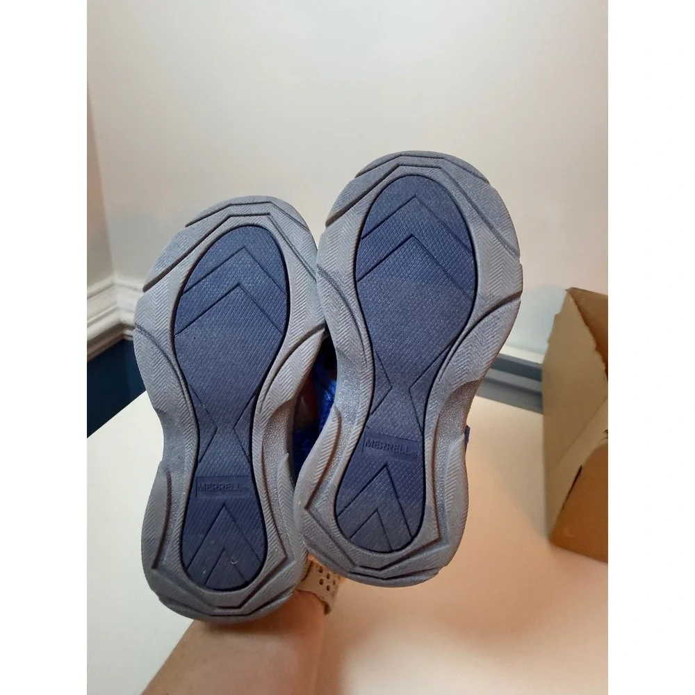 Merrell Rapids Sandals Kids Size 11 Blue Grey MK126311 Hiking Water Shoes